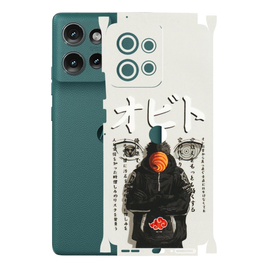 Motorola Phone Skins (All Models) - Obito Anime Eye - 3D Embossed Finish (L-19) Motorola Edge 50 (5G)