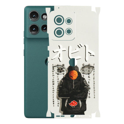Motorola Phone Skins (All Models) - Obito Anime Eye - 3D Embossed Finish (L-19) Motorola Edge 50 (5G)