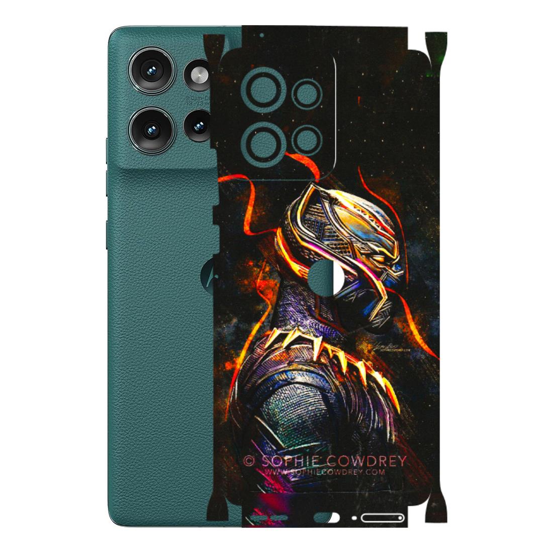 Motorola Phone Skins (All Models) - Black Panther - 3D Embossed Finish (L-190) Motorola Edge 50 (5G)