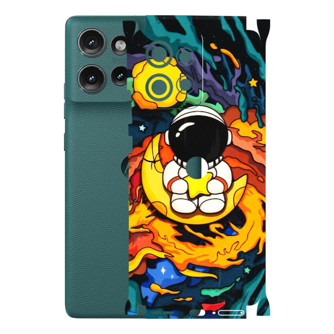 Motorola Phone Skins (All Models) - Baby Astronaut - 3D Embossed Finish (L-197) Motorola Edge 50 (5G)