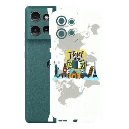 Motorola Phone Skins (All Models) - Travel Therapy - 3D Embossed Finish (L-199) Motorola Edge 50 (5G)