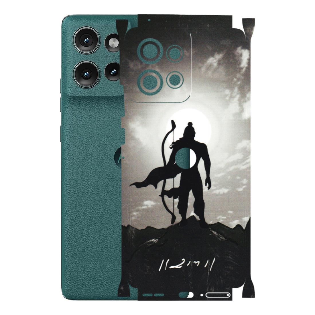 Motorola Phone Skins (All Models) - Jai Siya Ram - 3D Embossed Finish (L-200) Motorola Edge 50 (5G)