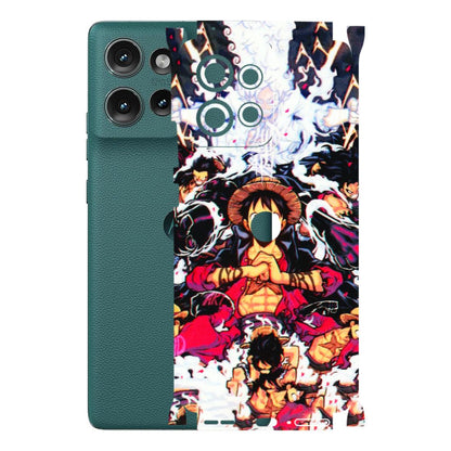 Motorola Phone Skins (All Models) - Luffy Anime Character - 3D Embossed Finish (L-203) Motorola Edge 50 (5G)