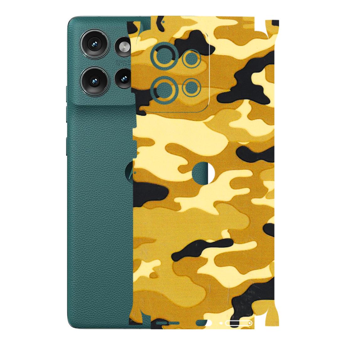 Motorola Phone Skins (All Models) - Indian Camo - 3D Embossed Finish (L-228) Motorola Edge 50 (5G)