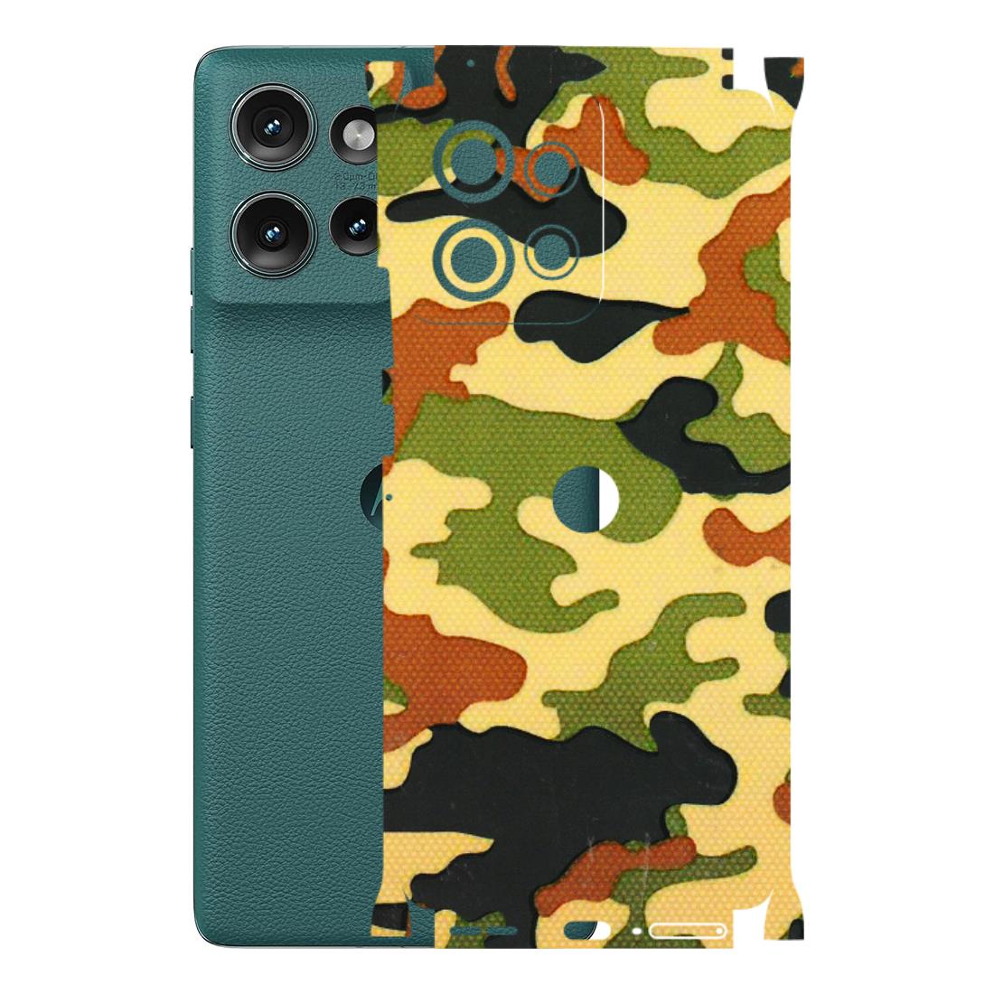 Motorola Phone Skins (All Models) - Indian Military - 3D Embossed Finish (L-234) Motorola Edge 50 (5G)