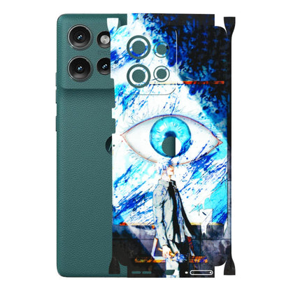 Motorola Phone Skins (All Models) - Gojo Satoru evil eye - 3D Embossed Finish (L-239) Motorola Edge 50 (5G)