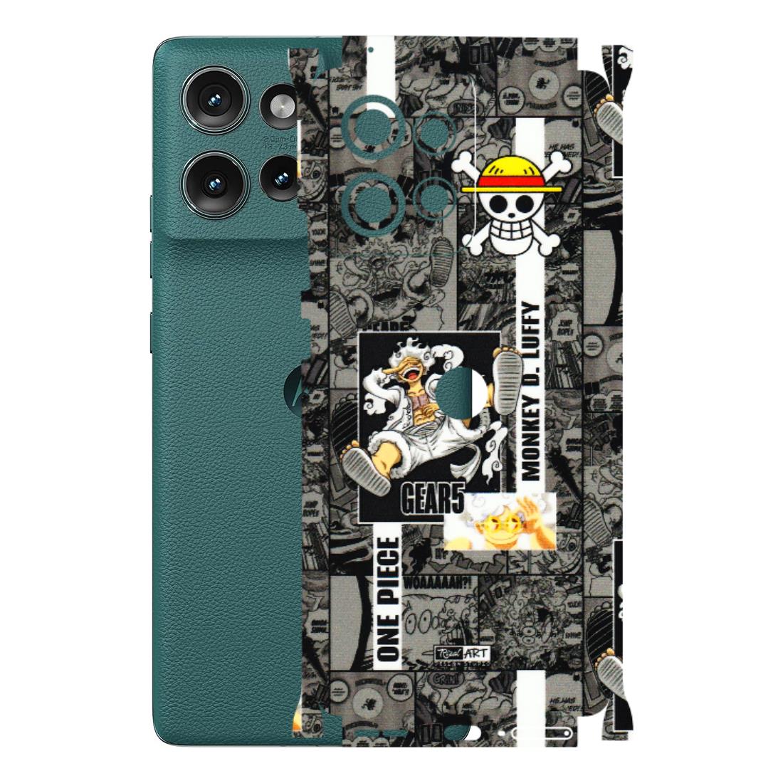Motorola Phone Skins (All Models) - Cuffy Anime MonkeyCamic - 3D Embossed Finish (L-242) Motorola Edge 50 (5G)