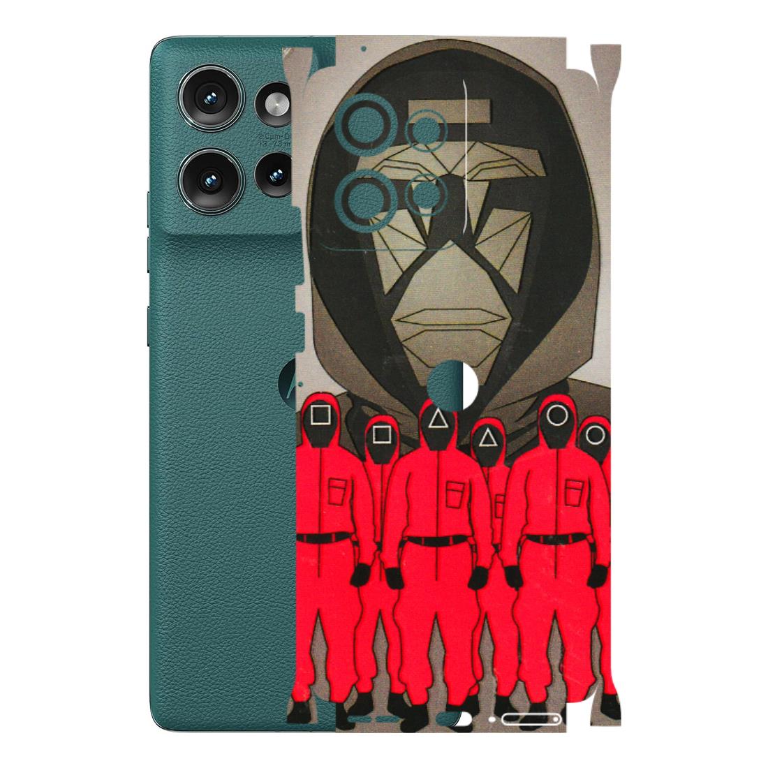Motorola Phone Skins (All Models) - Squid Game Hero - 3D Embossed Finish (L-245) Motorola Edge 50 (5G)
