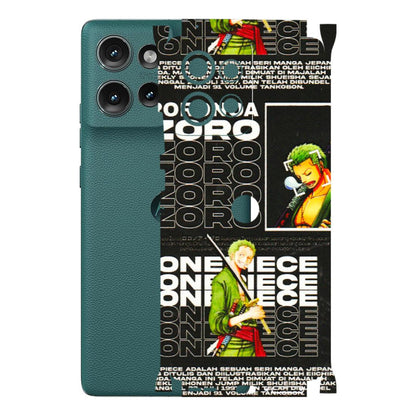 Motorola Phone Skins (All Models) - One Piece Zoro - 3D Embossed Finish (L-250) Motorola Edge 50 (5G)