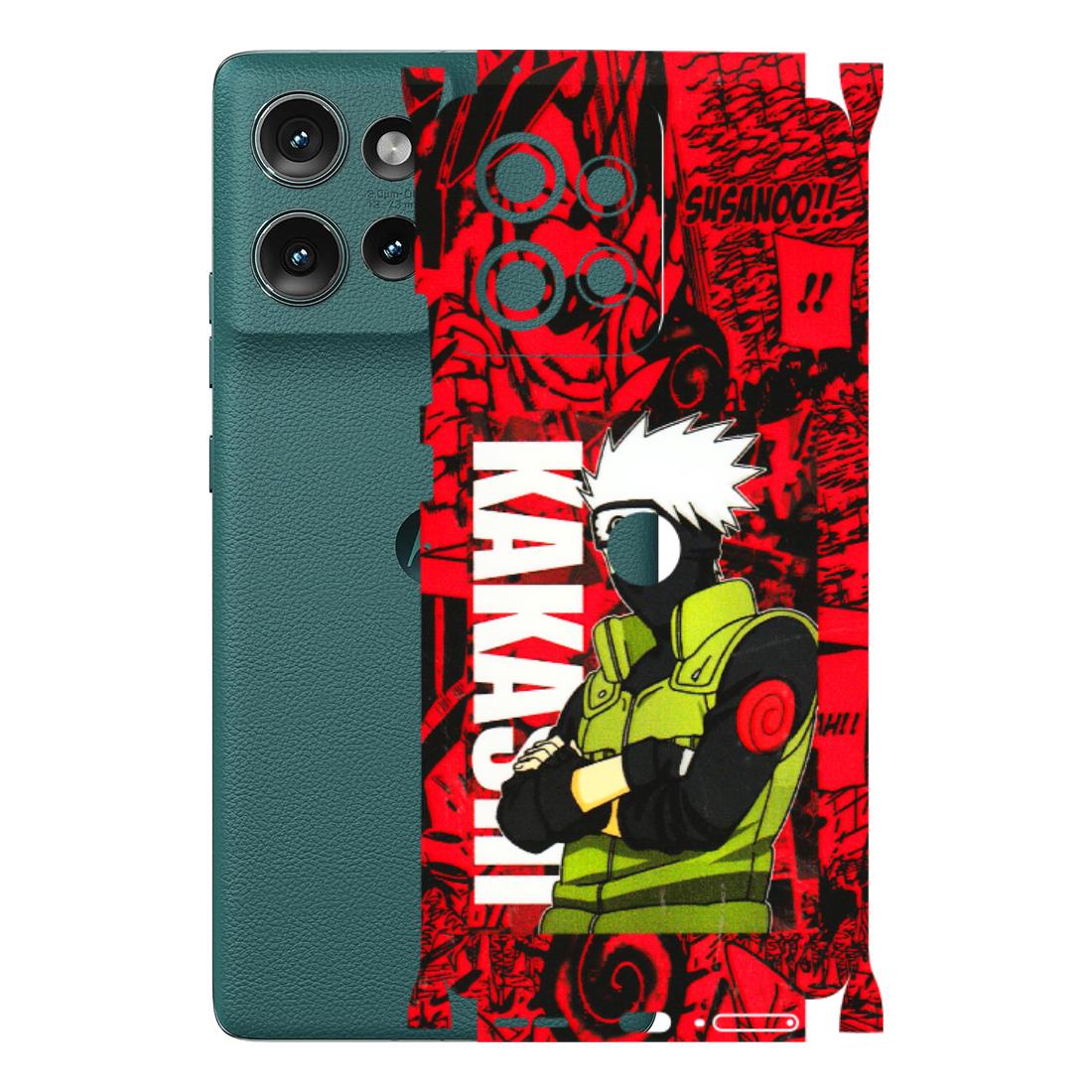 Motorola Phone Skins (All Models) - Kakashi Red Anime - 3D Embossed Finish (L-251) Motorola Edge 50 (5G)