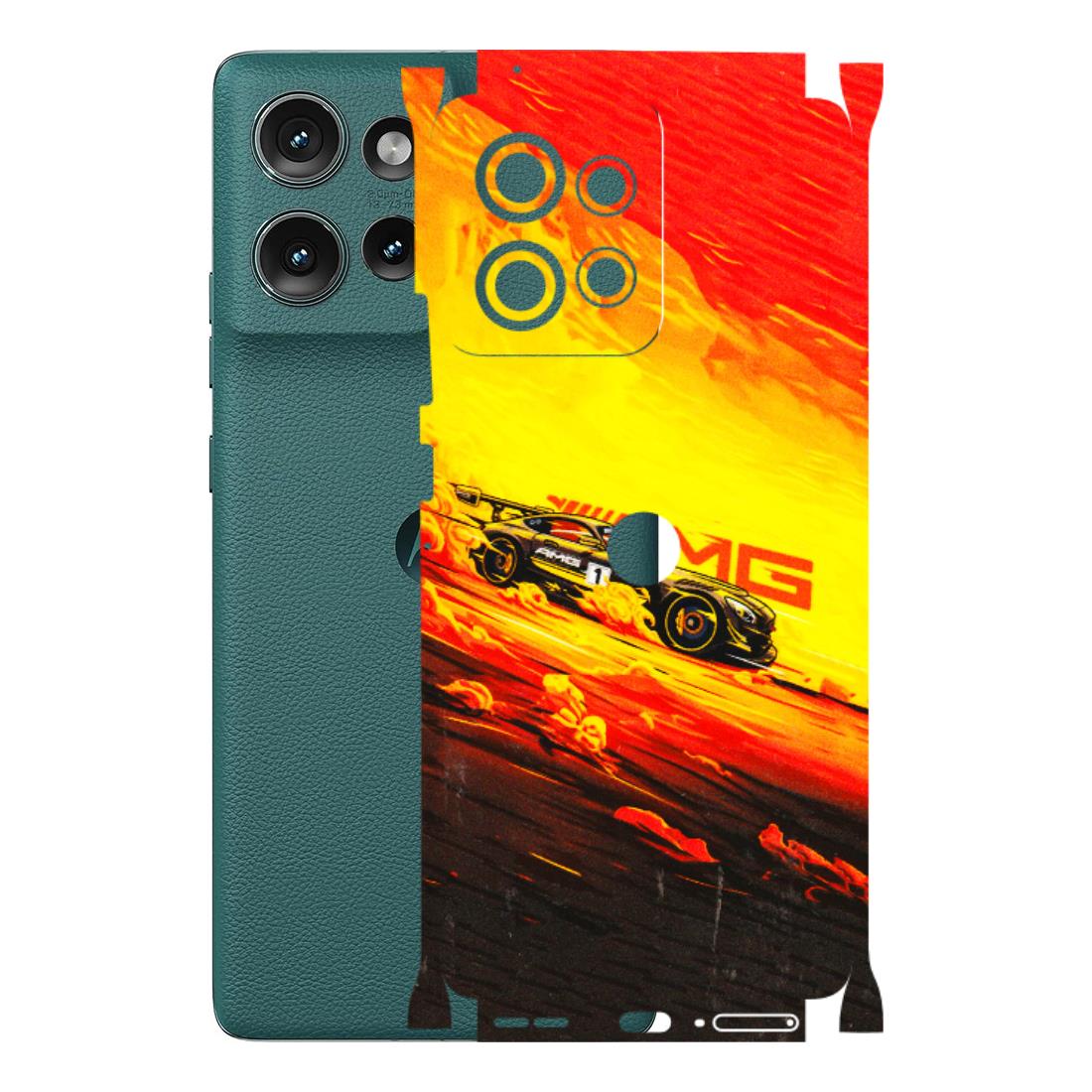 Motorola Phone Skins (All Models) - AMG Car Speed Cover - 3D Embossed Finish (L-256) Motorola Edge 50 (5G)