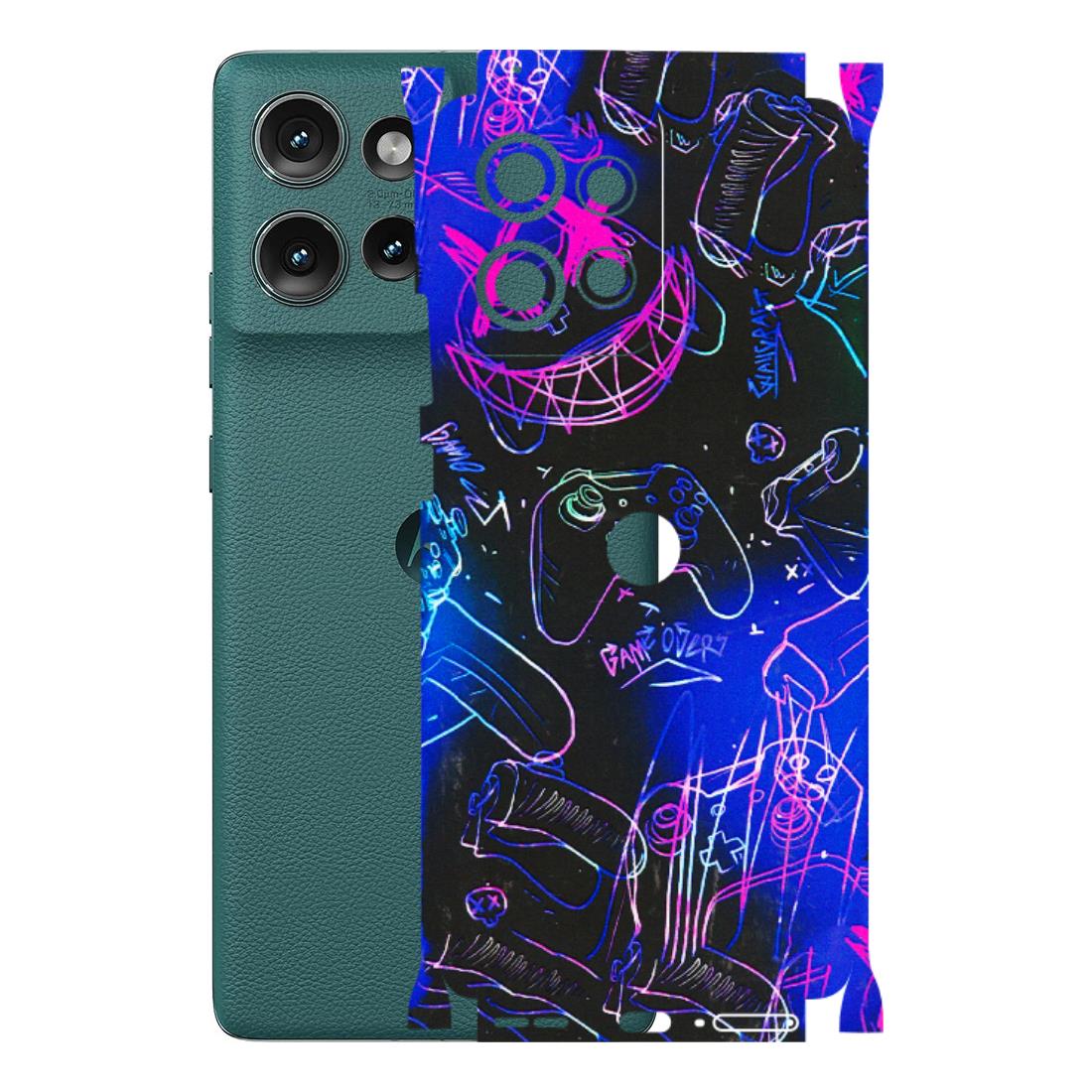 Motorola Phone Skins (All Models) - Gamers Paradise - 3D Embossed Finish (L-258) Motorola Edge 50 (5G)