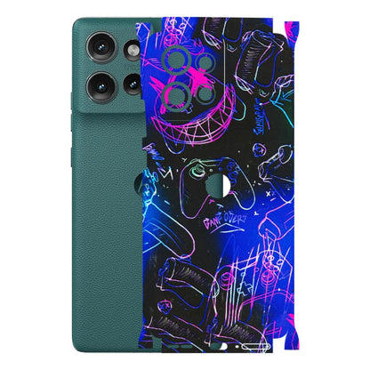 Motorola Phone Skins (All Models) - Gamers Paradise - 3D Embossed Finish (L-258) Motorola Edge 50 (5G)