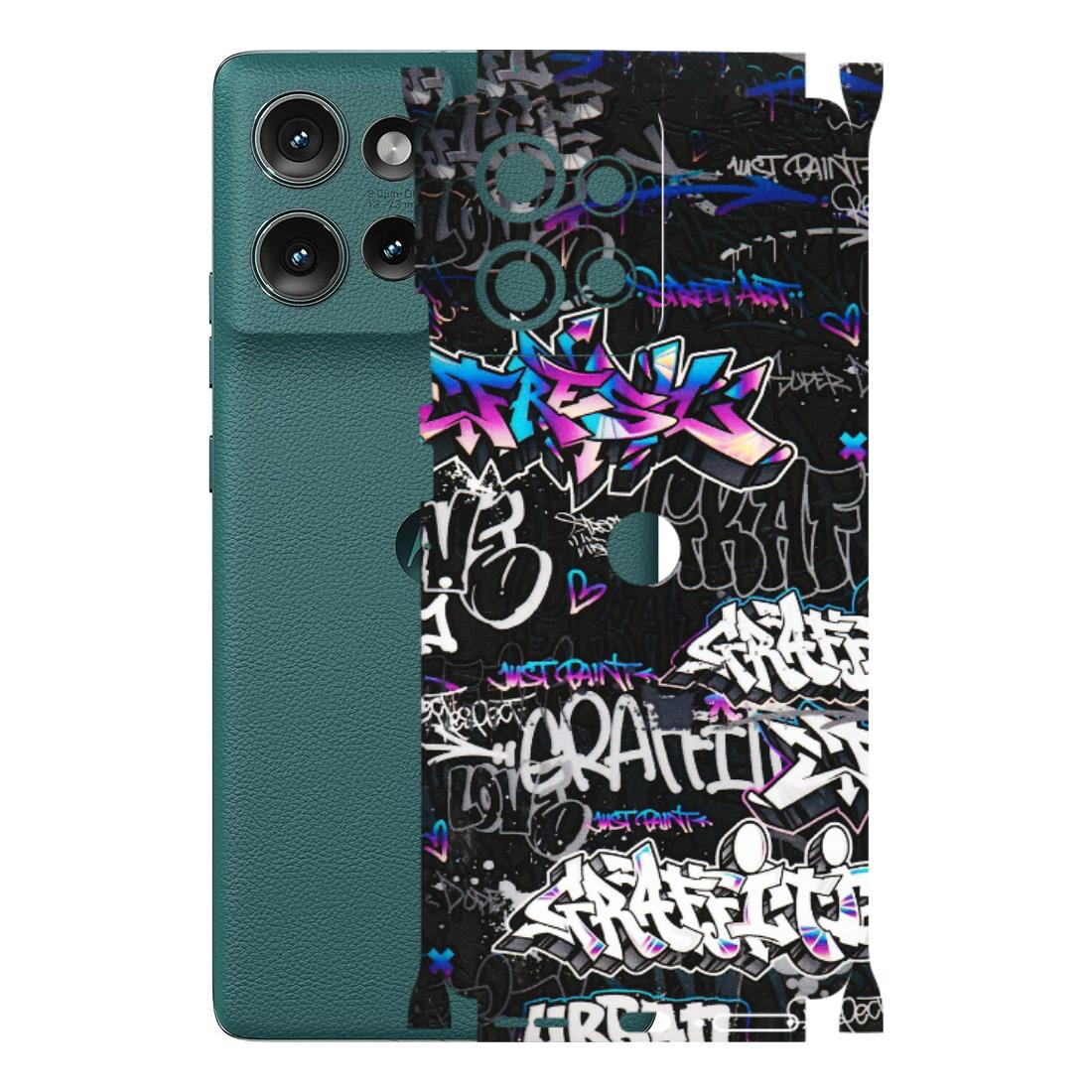 Motorola Phone Skins (All Models) - Graffiti Killer - 3D Embossed Finish (L-274) Motorola Edge 50 (5G)