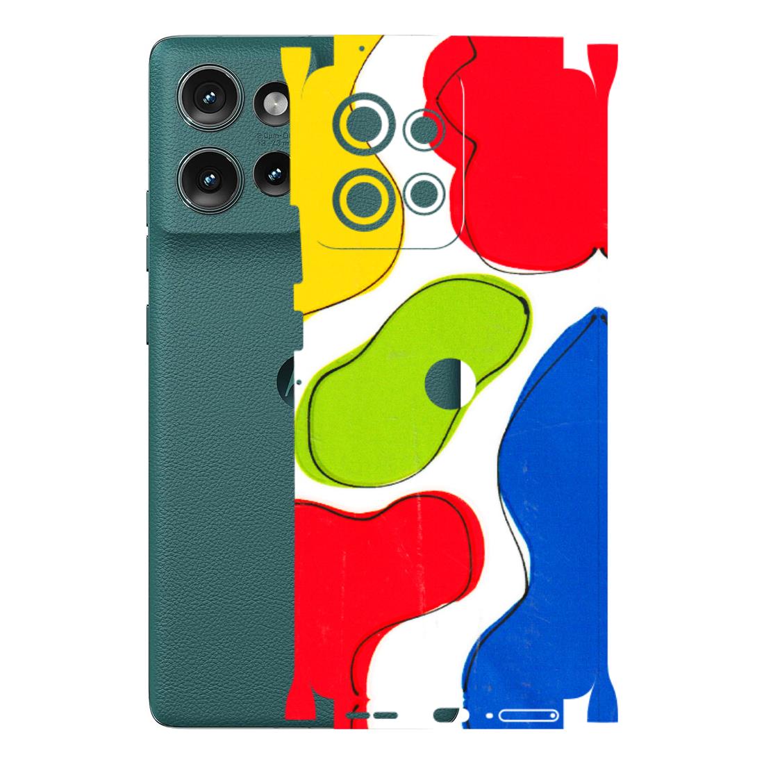 Motorola Phone Skins (All Models) - RGB Colour Paint - 3D Embossed Finish (L-284) Motorola Edge 50 (5G)