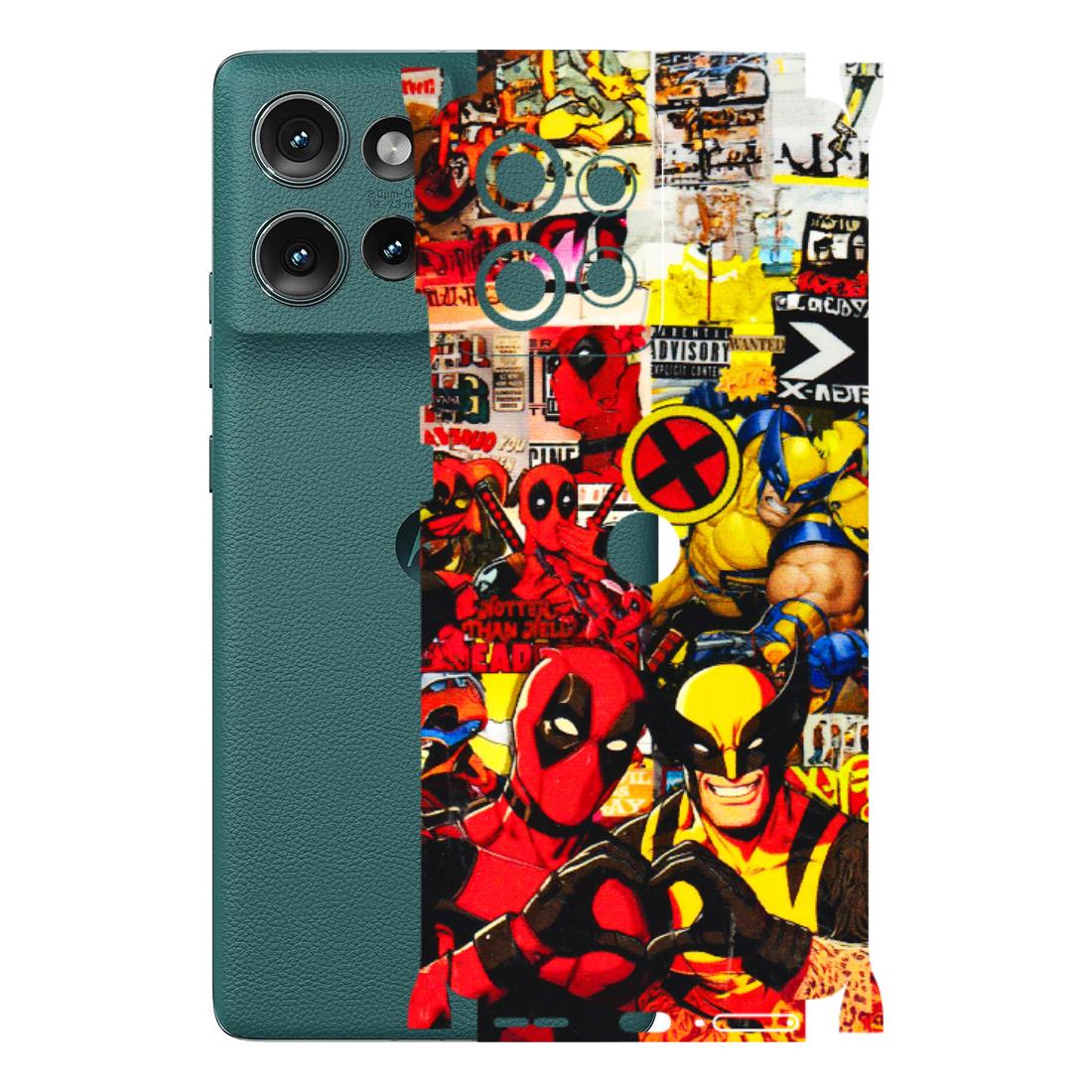 Motorola Phone Skins (All Models) - Spidy Wolverine - 3D Embossed Finish (L-310) Motorola Edge 50 (5G)