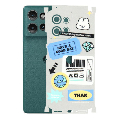 Motorola Phone Skins (All Models) - Will Be Okay Design - 3D Embossed Finish (L-316) Motorola Edge 50 (5G)
