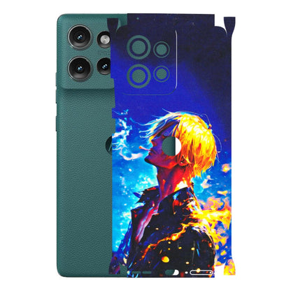 Motorola Phone Skins (All Models) - Sanji Vinsmoke One Piece - 3D Embossed Finish (L-319) Motorola Edge 50 (5G)