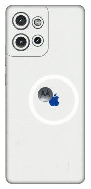 Motorola Phone Skins (All Models) - iPhone Magsafe Logo - 3D Embossed Finish (L-320) Motorola Edge 50 (5G)