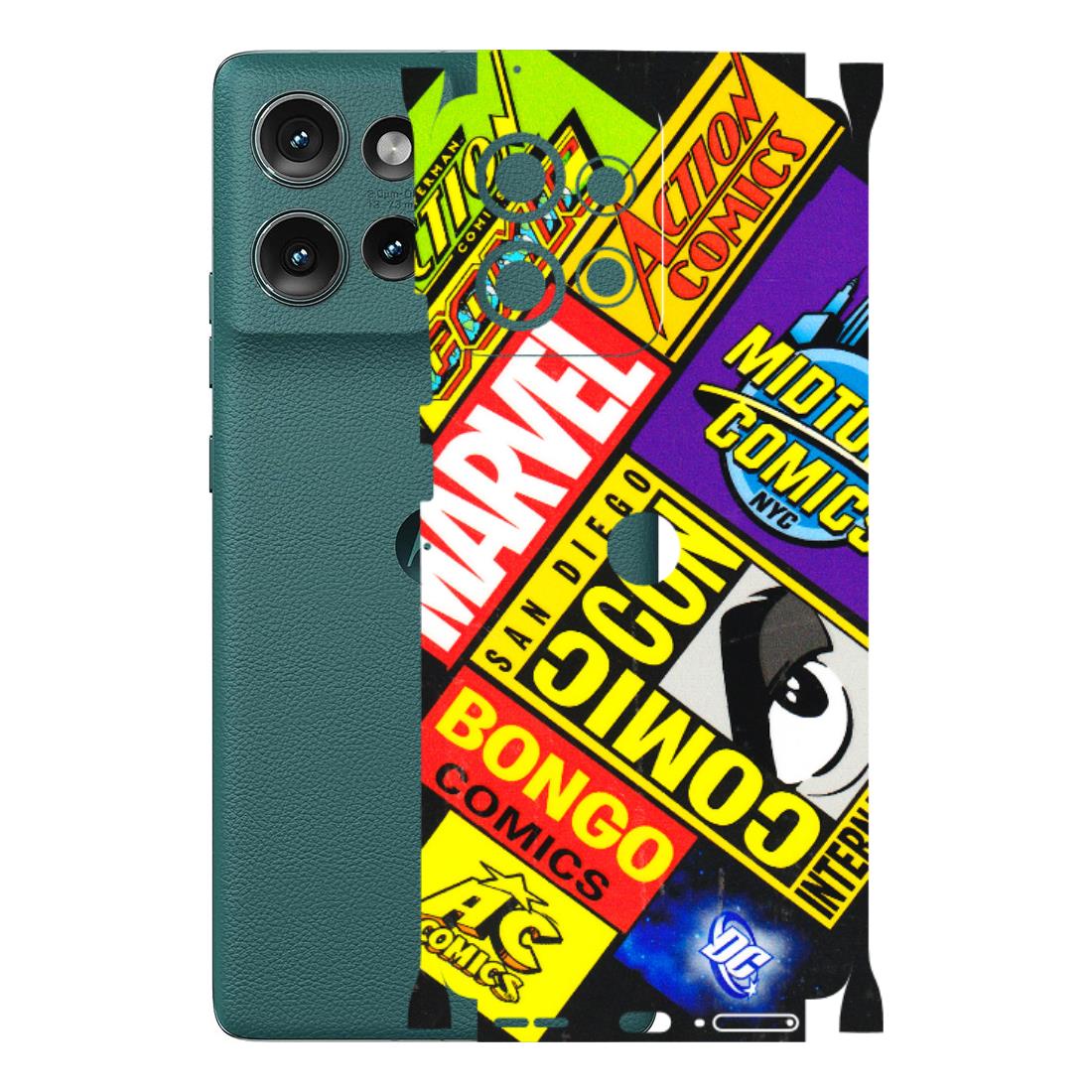 Motorola Phone Skins (All Models) - Bongo Comic Con - 3D Embossed Finish (L-325) Motorola Edge 50 (5G)