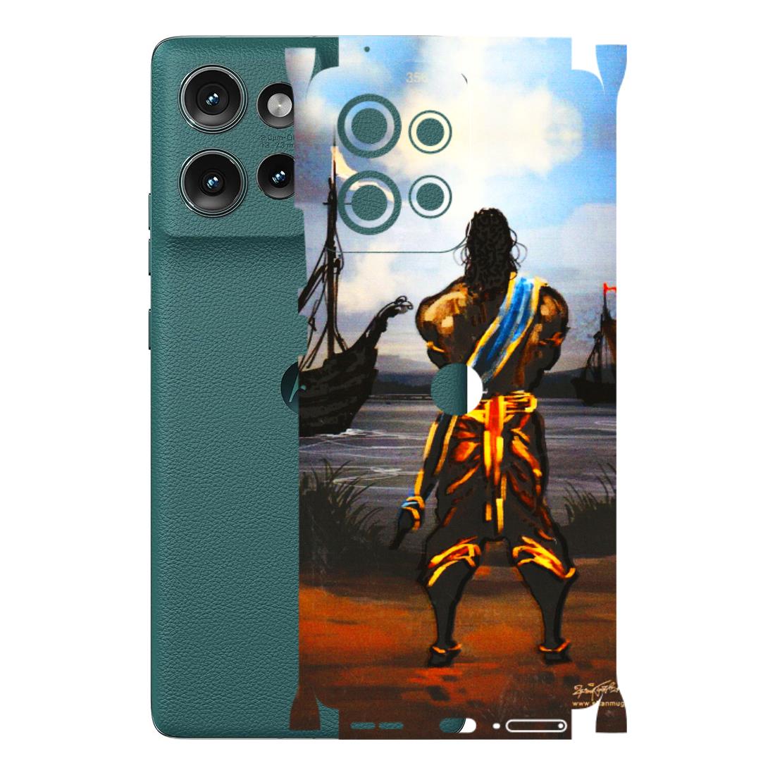 Motorola Phone Skins (All Models) - Heavenly God Figure - 3D Embossed Finish (L-34) Motorola Edge 50 (5G)
