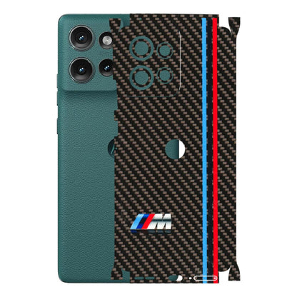 Motorola Phone Skins (All Models) - BM Carbon Fiber Feels - 3D Embossed Finish (L-38) Motorola Edge 50 (5G)