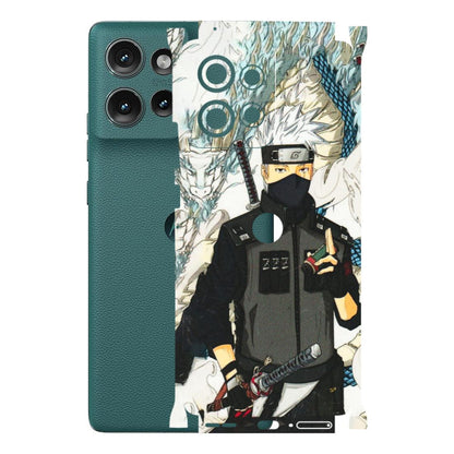 Motorola Phone Skins (All Models) - Kakashi Hatake Naruto Anime - 3D Embossed Finish (L-46) Motorola Edge 50 (5G)