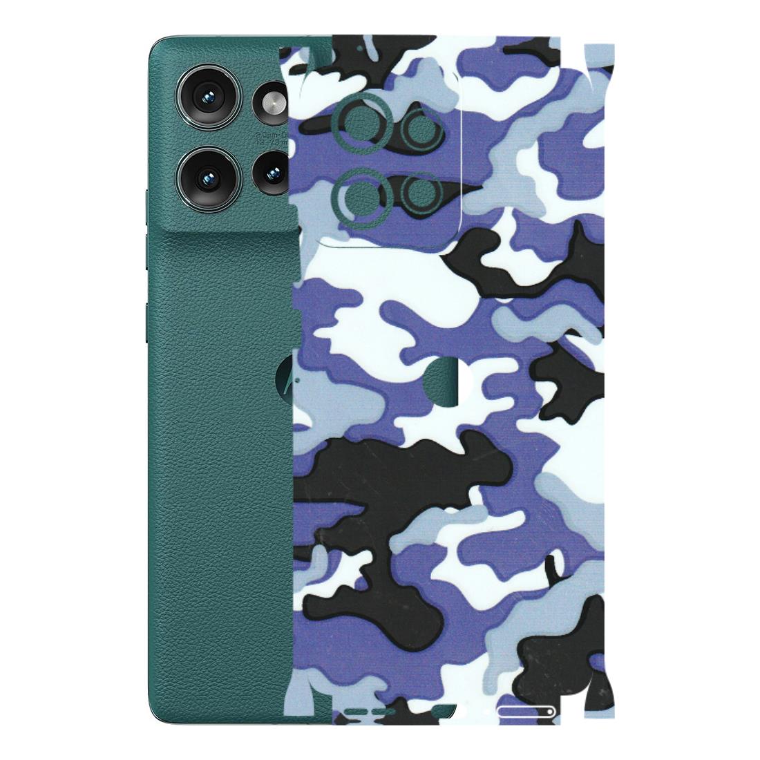 Motorola Phone Skins (All Models) - Powerfull Military Camoflauge - 3D Embossed Finish (L-49) Motorola Edge 50 (5G)