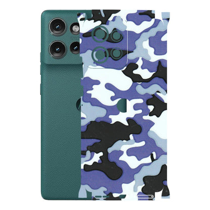 Motorola Phone Skins (All Models) - Powerfull Military Camoflauge - 3D Embossed Finish (L-49) Motorola Edge 50 (5G)