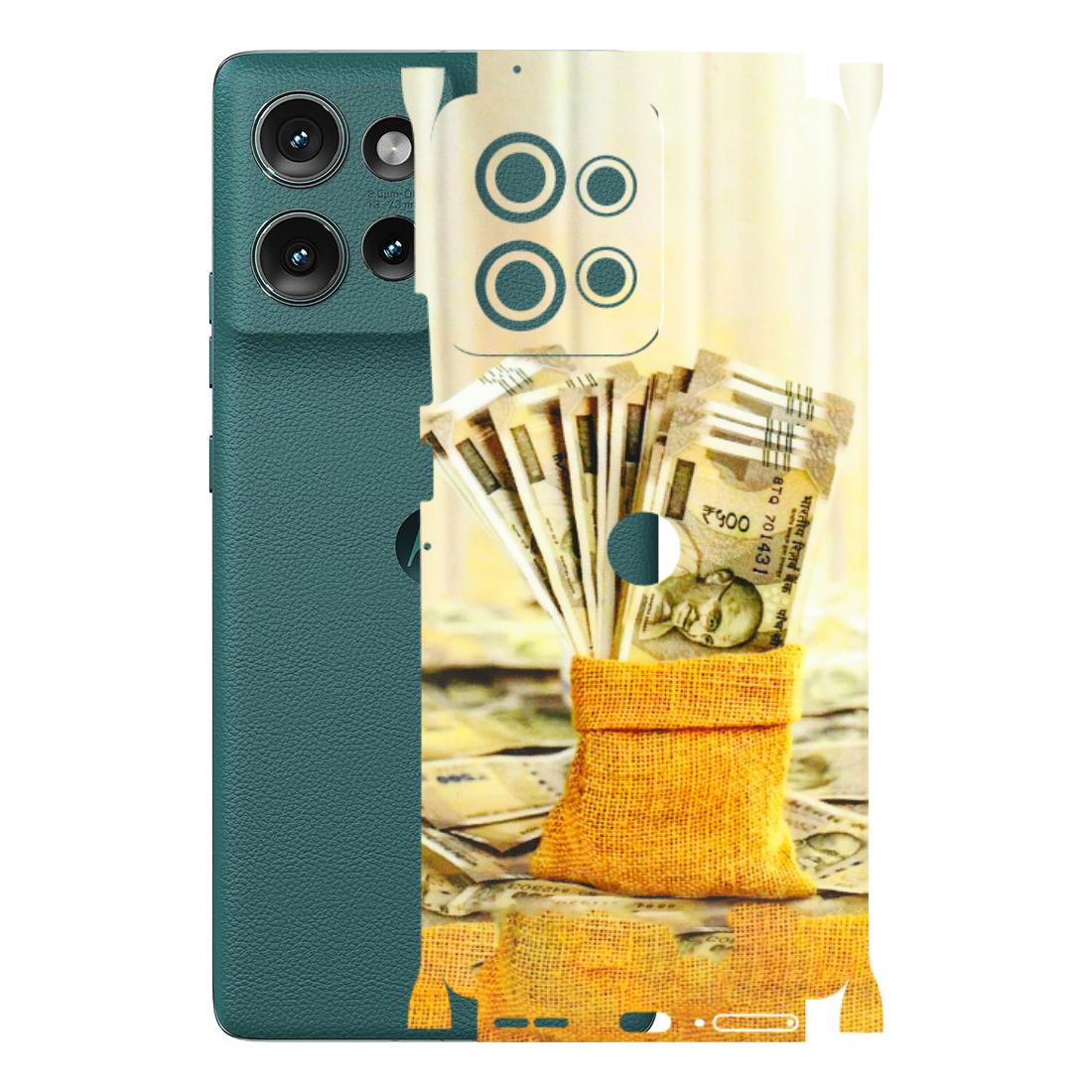 Motorola Phone Skins (All Models) - Show Me The Money - 3D Embossed Finish (L-52) Motorola Edge 50 (5G)