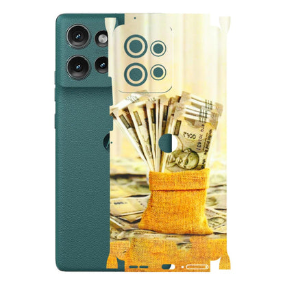 Motorola Phone Skins (All Models) - Show Me The Money - 3D Embossed Finish (L-52) Motorola Edge 50 (5G)