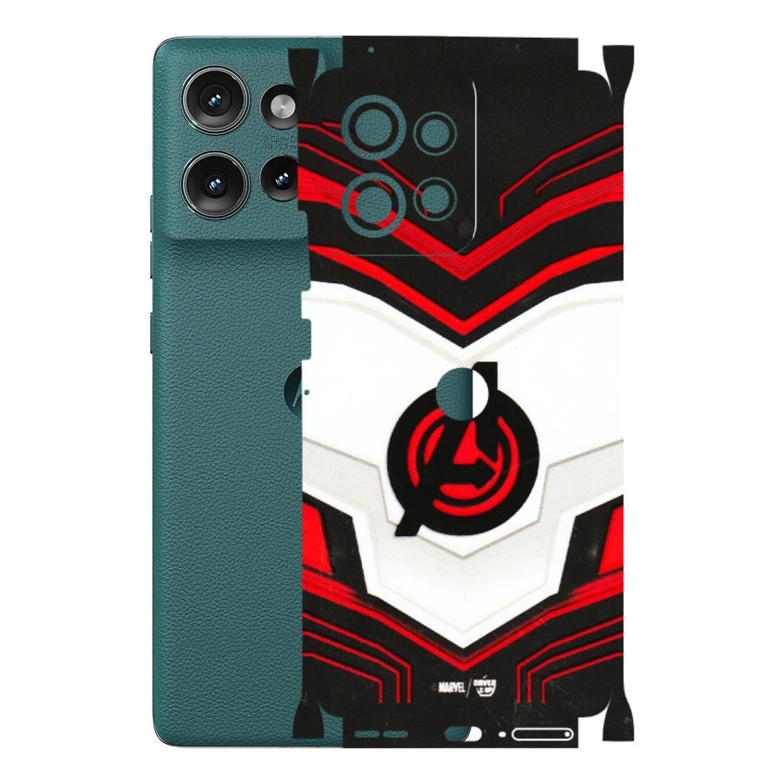 Motorola Phone Skins (All Models) - Avengers Logo - 3D Embossed Finish (L-55) Motorola Edge 50 (5G)