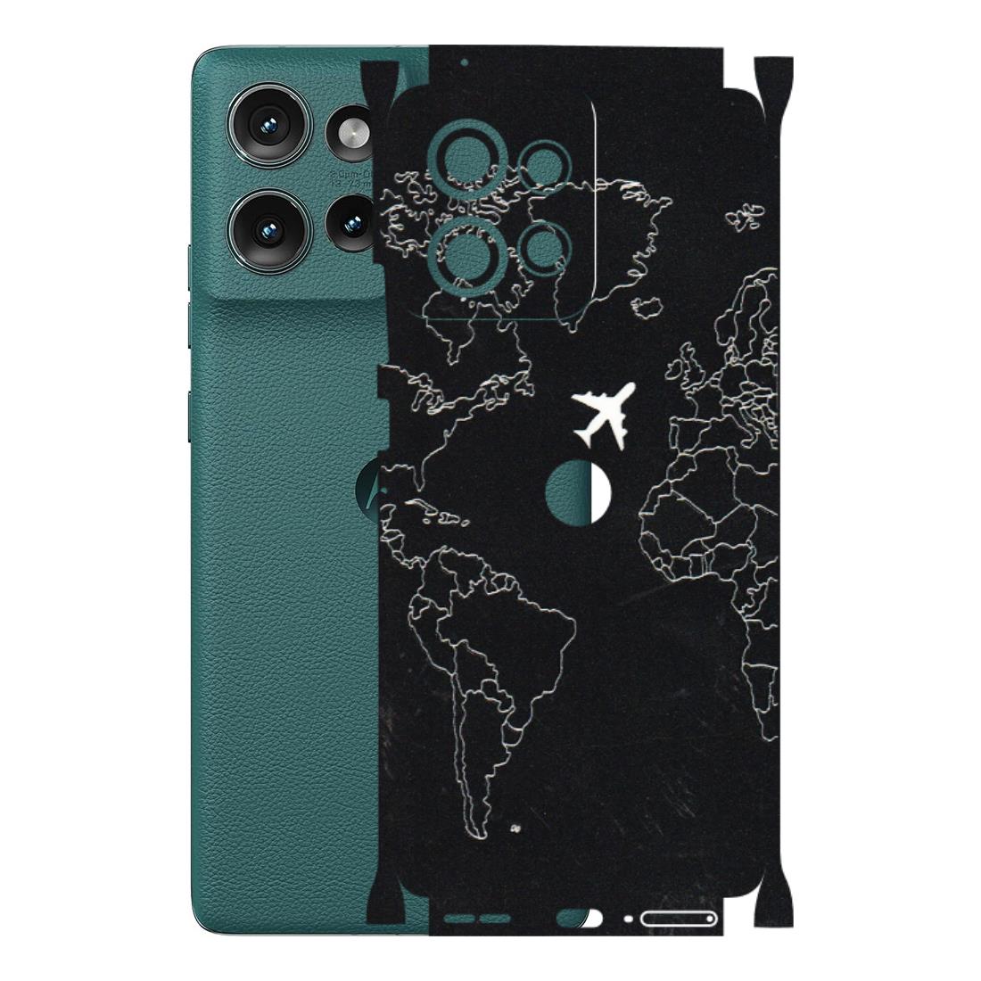 Motorola Phone Skins (All Models) - Never Ending Travel - 3D Embossed Finish (L-79) Motorola Edge 50 (5G)