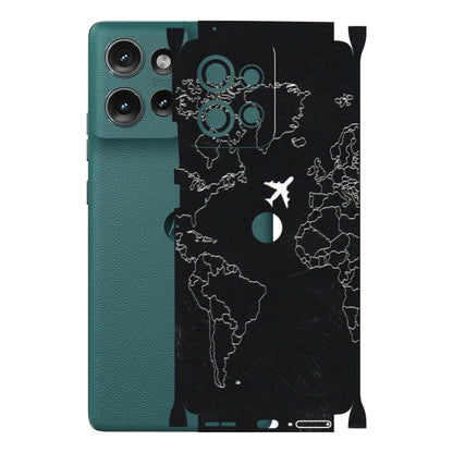 Motorola Phone Skins (All Models) - Never Ending Travel - 3D Embossed Finish (L-79) Motorola Edge 50 (5G)