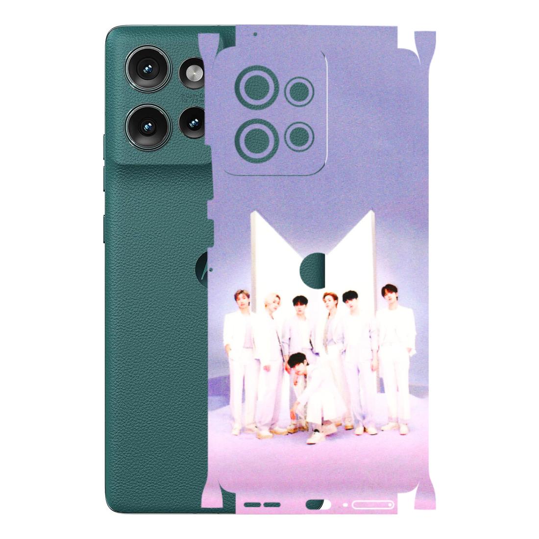Motorola Phone Skins (All Models) - BTS - 3D Embossed Finish (L-94) Motorola Edge 50 (5G)