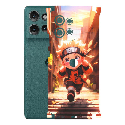 Motorola Phone Skins (All Models) - Naruto Cute Toon Running - Matte Finish (M-04) Motorola Edge 50 (5G)
