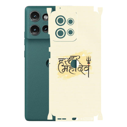 Motorola Phone Skins (All Models) - Har Har Mahadev - Matte Finish (M-10) Motorola Edge 50 (5G)