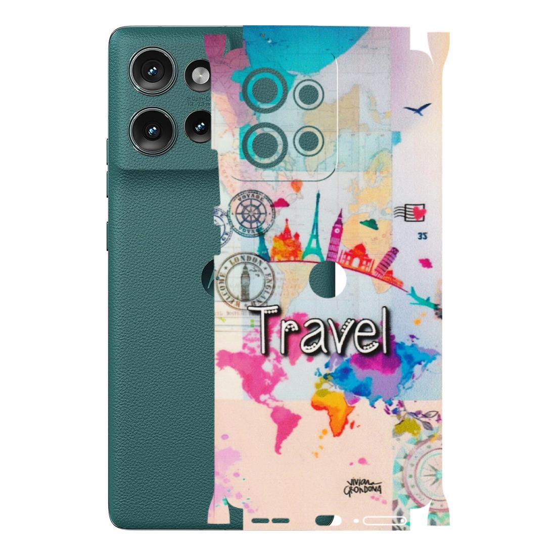 Motorola Phone Skins (All Models) - Travel The Wonders - Matte Finish (M-108) Motorola Edge 50 (5G)