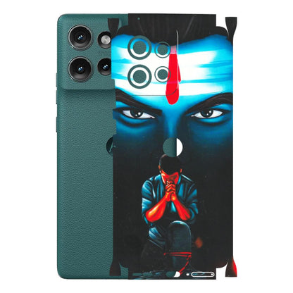 Motorola Phone Skins (All Models) - Mahakal Bhakt - Matte Finish (M-112) Motorola Edge 50 (5G)