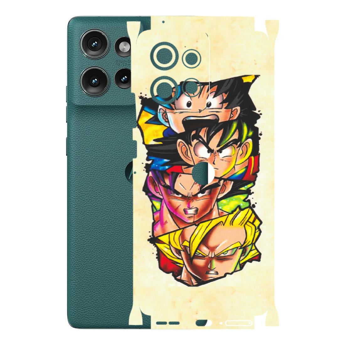 Motorola Phone Skins (All Models) - Angry Multi Anime - Matte Finish (M-113) Motorola Edge 50 (5G)