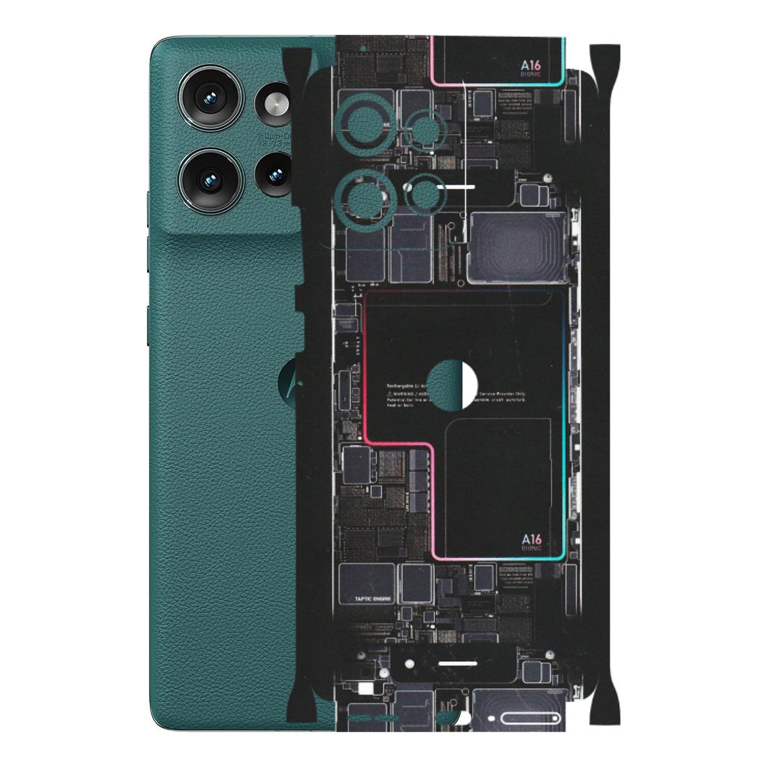 Motorola Phone Skins (All Models) - Motherboard Circuit Layout - Matte Finish (M-117) Motorola Edge 50 (5G)