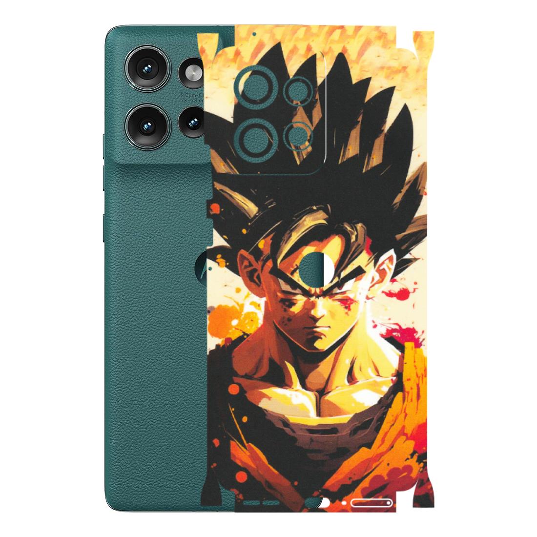 Motorola Phone Skins (All Models) - Angry Goku - Matte Finish (M-12) Motorola Edge 50 (5G)