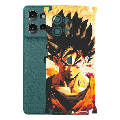 Motorola Phone Skins (All Models) - Angry Goku - Matte Finish (M-12) Motorola Edge 50 (5G)