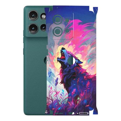 Motorola Phone Skins (All Models) - New Wild Wolf Abstract - Matte Finish (M-125) Motorola Edge 50 (5G)