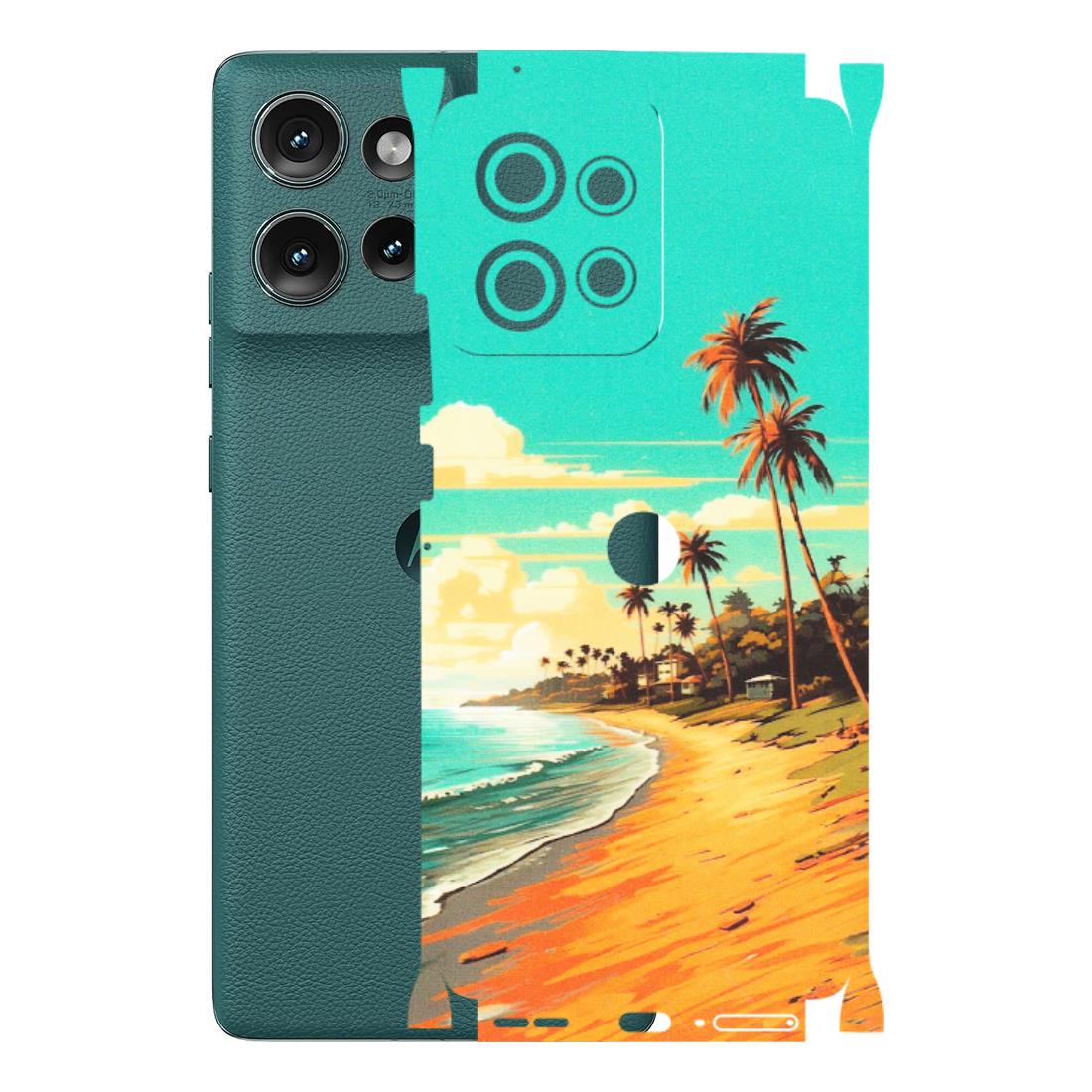 Motorola Phone Skins (All Models) - Miami Beach - Matte Finish (M-136) Motorola Edge 50 (5G)