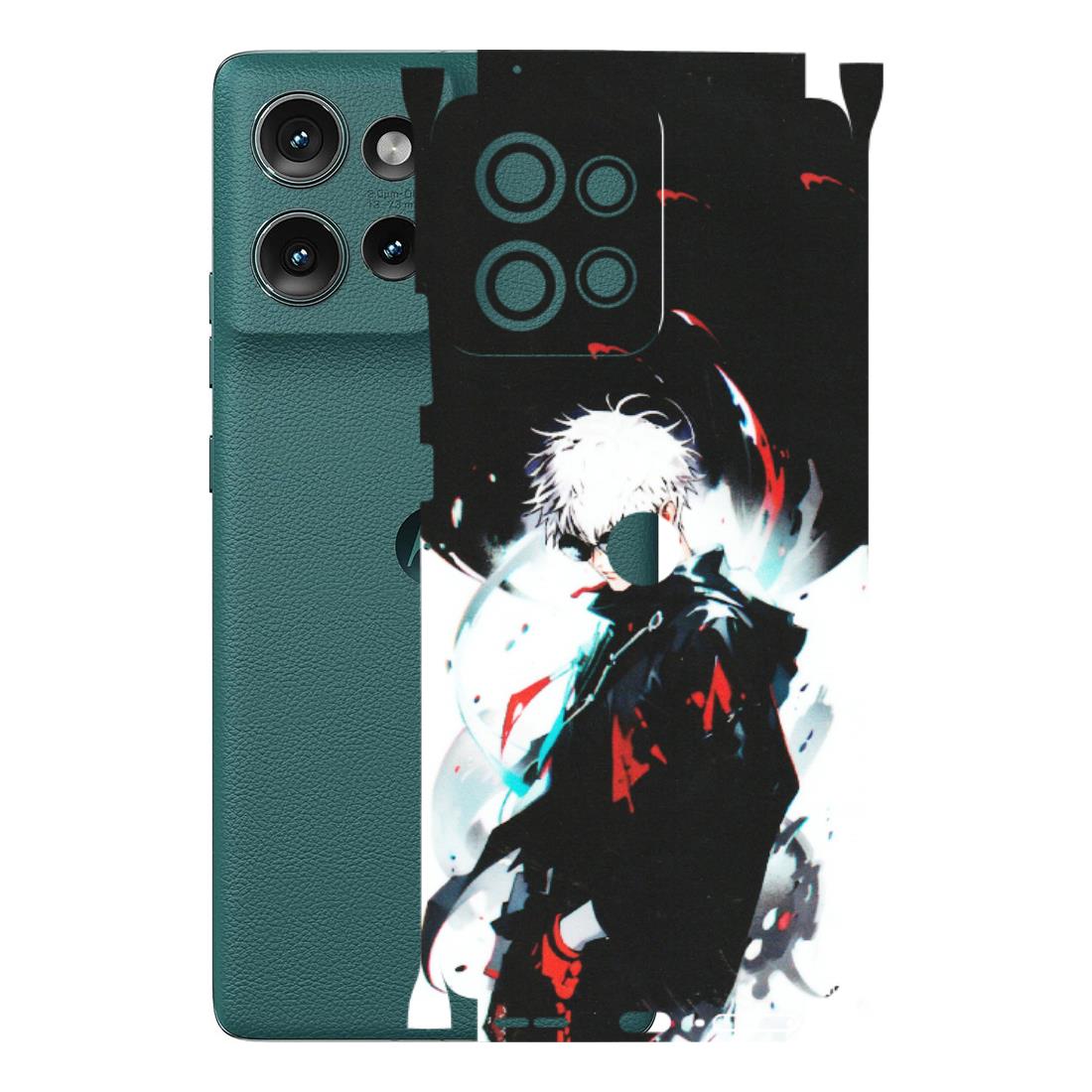 Motorola Phone Skins (All Models) - Gojo Powerful Charater Kaisen Anime - Matte Finish (M-144) Motorola Edge 50 (5G)