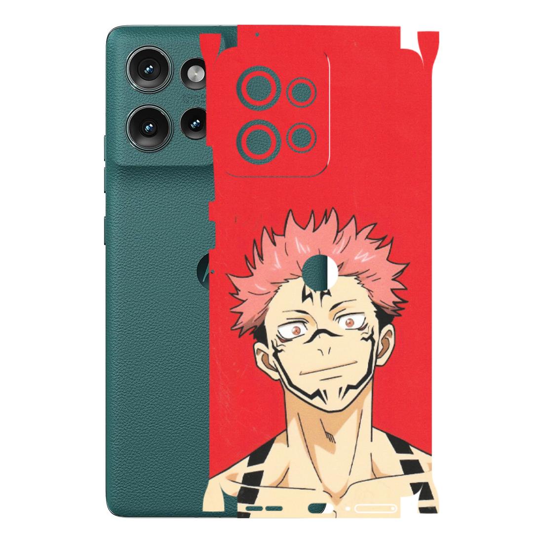 Motorola Phone Skins (All Models) - Ryomen Sukuna Fun Anime - Matte Finish (M-153) Motorola Edge 50 (5G)