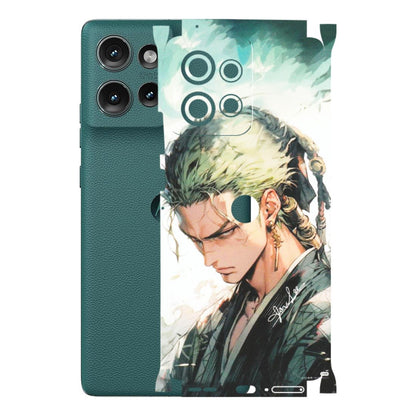 Motorola Phone Skins (All Models) - Pirate Hunter One Piece Anime - Matte Finish (M-157) Motorola Edge 50 (5G)
