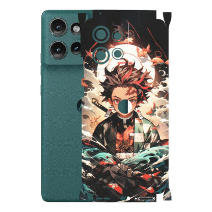 Motorola Phone Skins (All Models) - Tanjiro Demon Slayer Anime - Matte Finish (M-158) Motorola Edge 50 (5G)