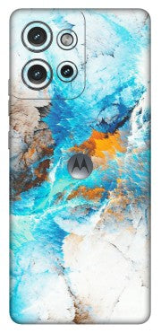 Motorola Phone Skins (All Models) - Blue Waves Abstract - Matte Finish (M-19) Motorola Edge 50 (5G)